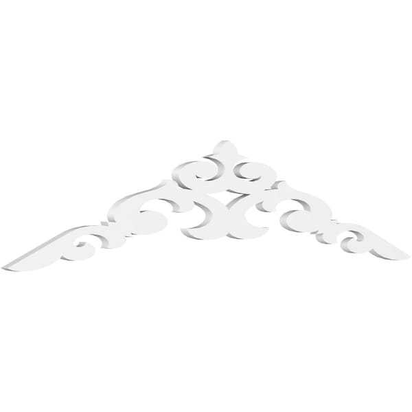Ekena Millwork Pitch Kendall Architectural Grade PVC Gable Pediment, 60"W x 12 1/2"H x 1"P (5/12) GPP060X013X100KEN - main
